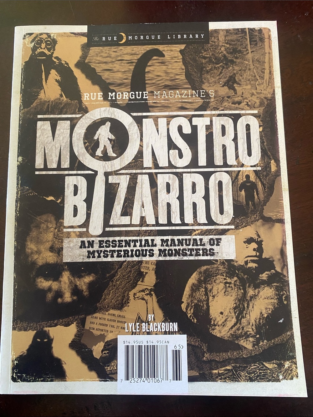 Monstro Bizarro: An Essential Manual of Mysterious Monsters - Sepia Cover